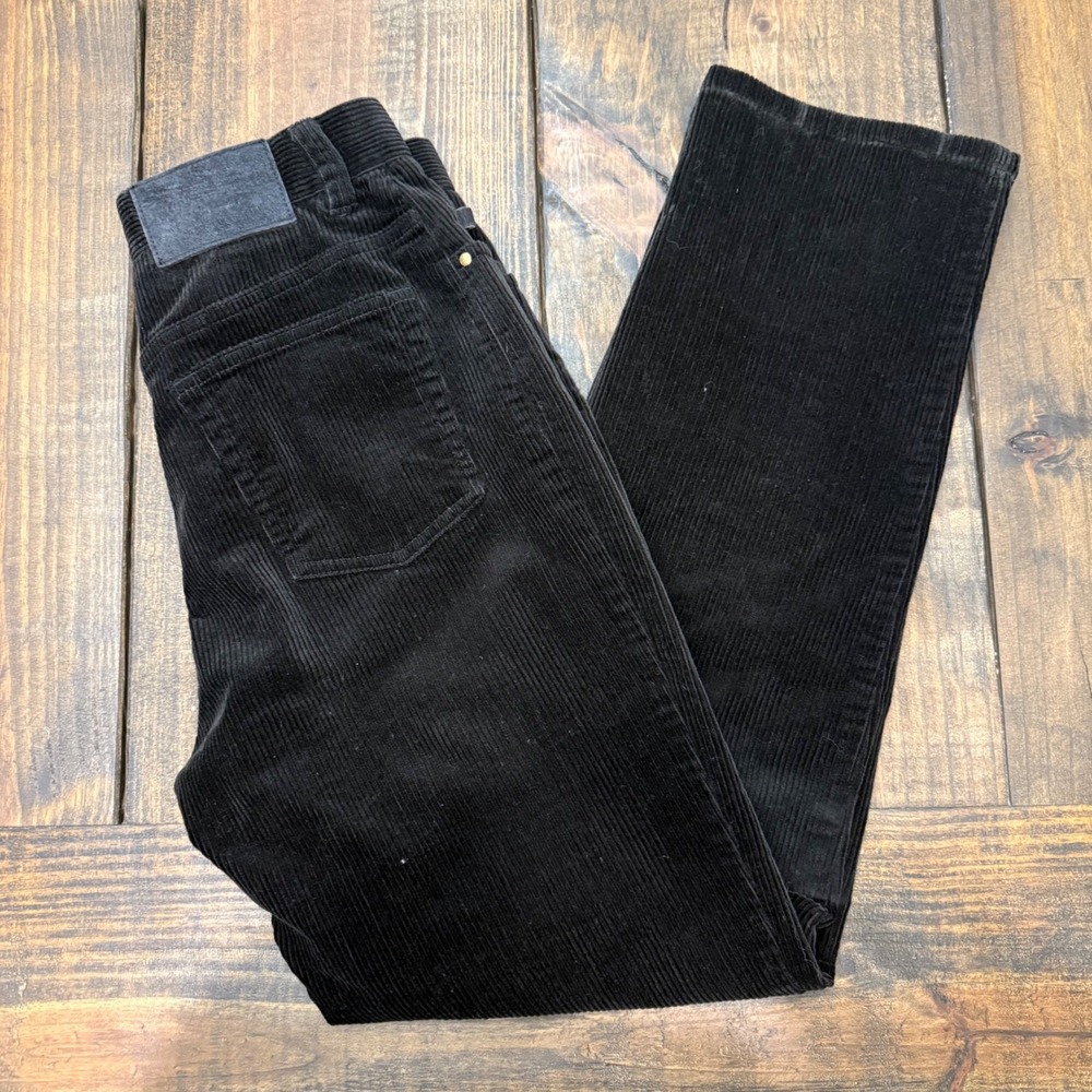 Lauren Jeans Co Ralph Lauren Petite Black Corduroy Pants Size 6P, vintage cotton